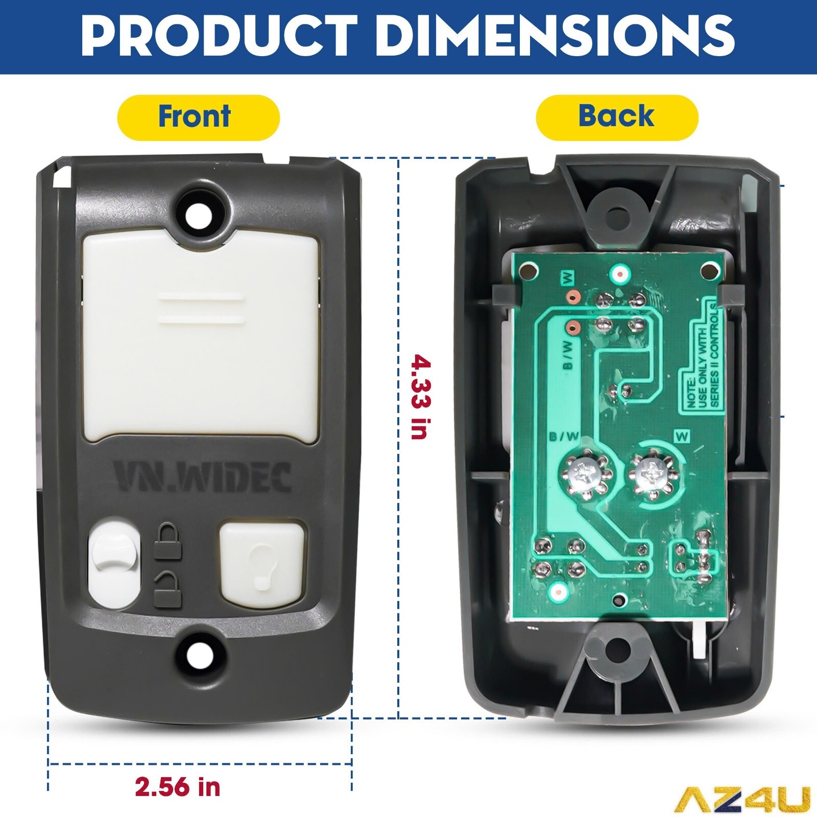Overhead Door Garage Door Opener Series II Wall Console Control Button 39165R