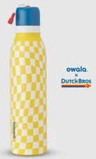 Owala DUTCH BROS Always Stoked Water Bottle FreeSip Twist 24oz Travel Tumbler