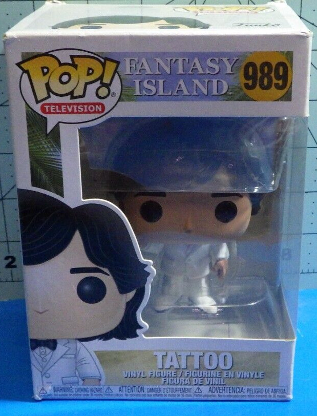 Funko Pop Television Fantasy Island #989 Tattoo Vinyl Figure Cpt Holdings