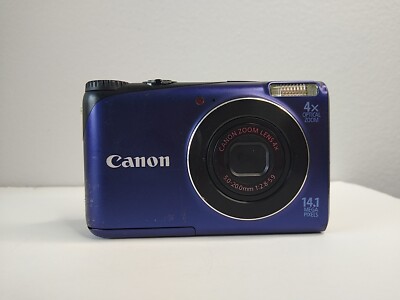 Canon PowerShot A2200 14.1MP Digital Camera - Blue for sale online