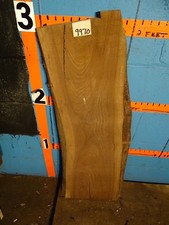 9970 1 5/16" THICK black walnut live edge slab table shelf bench