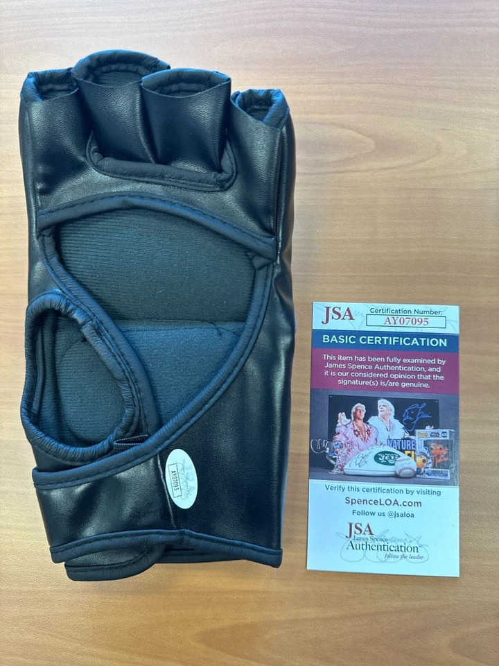 Nate Diaz Autographed Signed UFC Glove JSA COA Authenticated MMA - Image 2 of 2