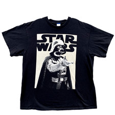 VTG Star Wars T-Shirt Men's XL Darth Vader Lucas Film Graphic Tee Streetwear Y2k