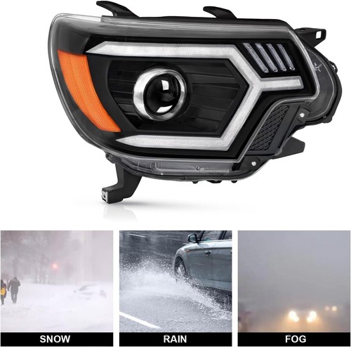 500% Brighter LED Projector Headlight Assemblies Fit For 2012-2015 Toyota Tacoma - Picture 6 of 9