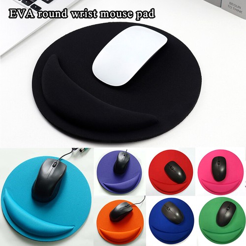 Tappetino Mouse Ergonomico Con Supporto In Gel Per Polso – Marmo Blu, 25x23 Cm, Base Antiscivolo