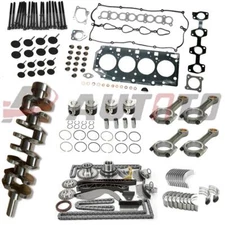 Engine Overhaul Rebuild Kit - Timing Bolt Valve Kit Set For Hyundai Kia D4CB 2.5