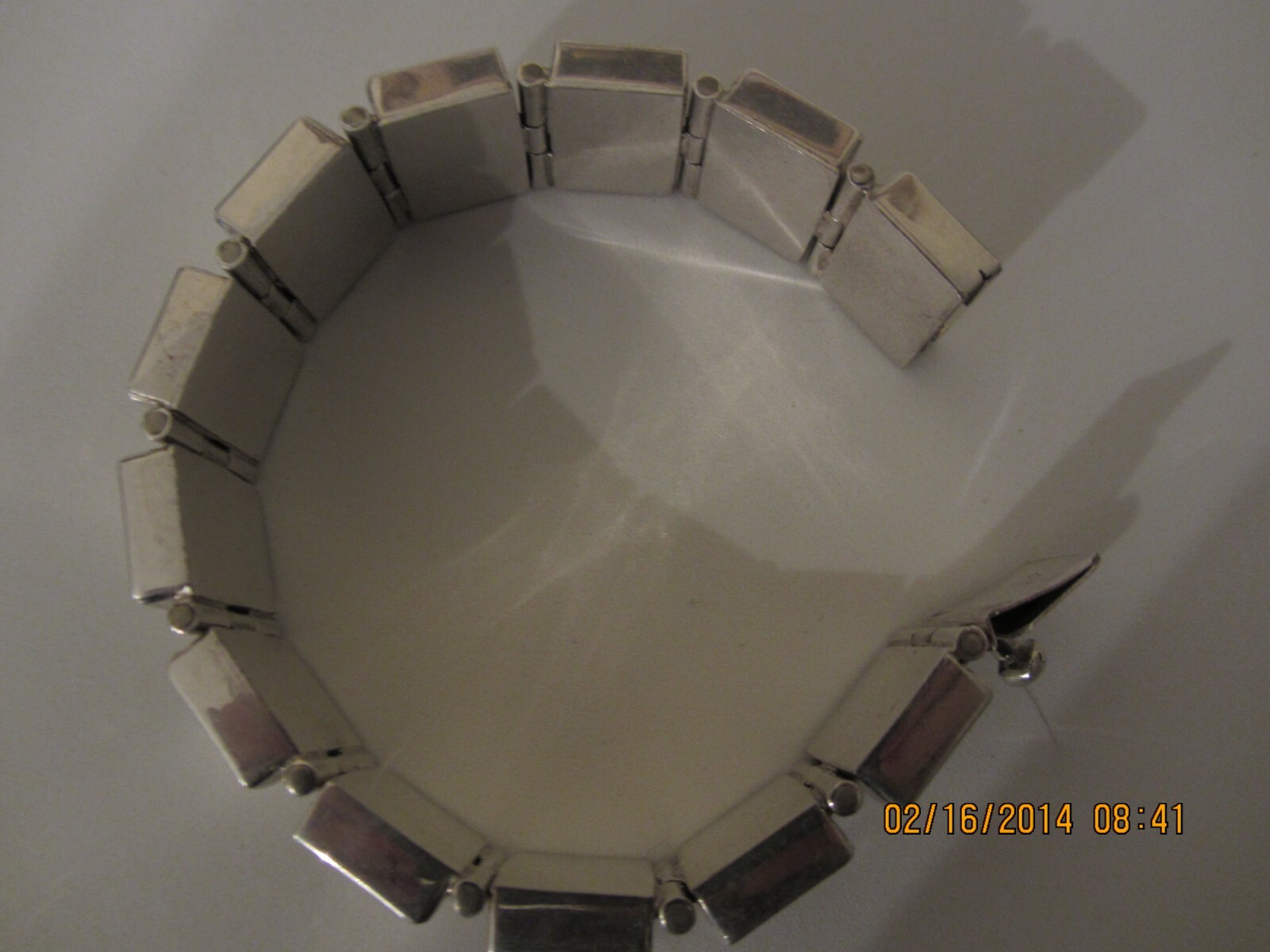 SOLID STERLING SILVER.925, VERY ELEGANT BRACELET - image 6