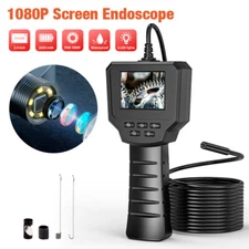 HD 1080P LED Handheld Industrial Endoscope Borescope 8mm Inspection Snake Camera