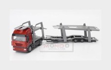 1:43 NEWRAY Iveco Fiat Stralis 540 Truck Car Transporter 2009 Red Grey NY15633B