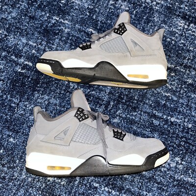 Jordan 4 Retro Cool Grey/Chrome/Dark Charcoal 308497-007 - Sz 10.5