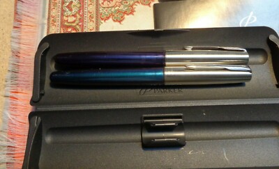 Parker Rollerball 2 Stück Twilight Color ( violett blau ) +grün viollett