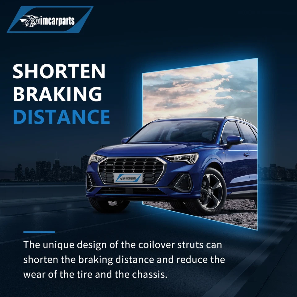 Juego de suspensión para Ford Mustang 1994-2004 Coilovers Ajustable Amortiguadores de puntales de altura Foto 2 de 4