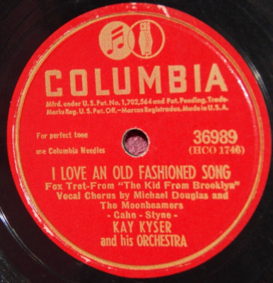Kay Kyser I Love an Old Fashioned Song 78 PLAY GRADED Fully Tested