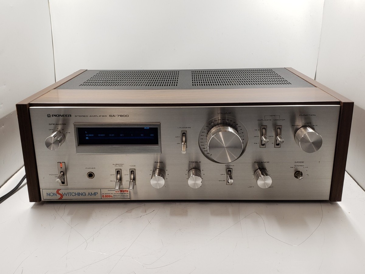 PIONEER SA-7800Ⅱ STEREO AMPLIFIER Pioneer SA-7800 II Stereo Integrated Amplifier Amp Power