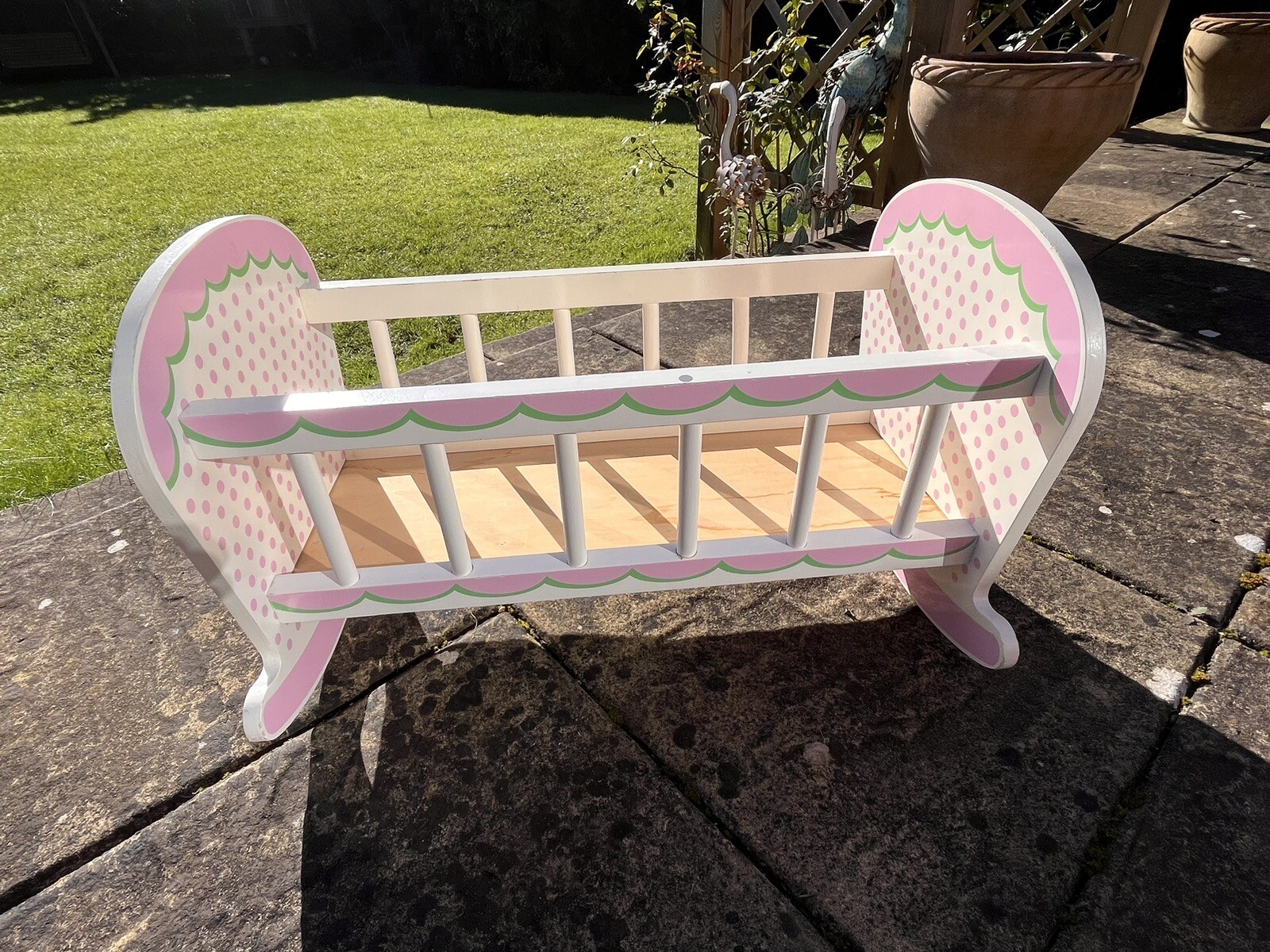 Wooden Dolls Cot COLLECTION ONLY eBay