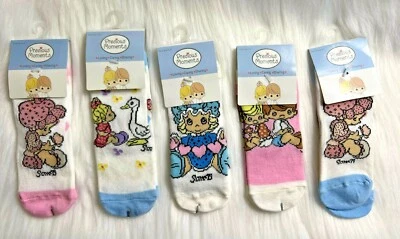 Bundle Vintage 2004 Y2K Precious Moments Lot of 5 Girls Socks New Deadstock NOS - Photo 1/4