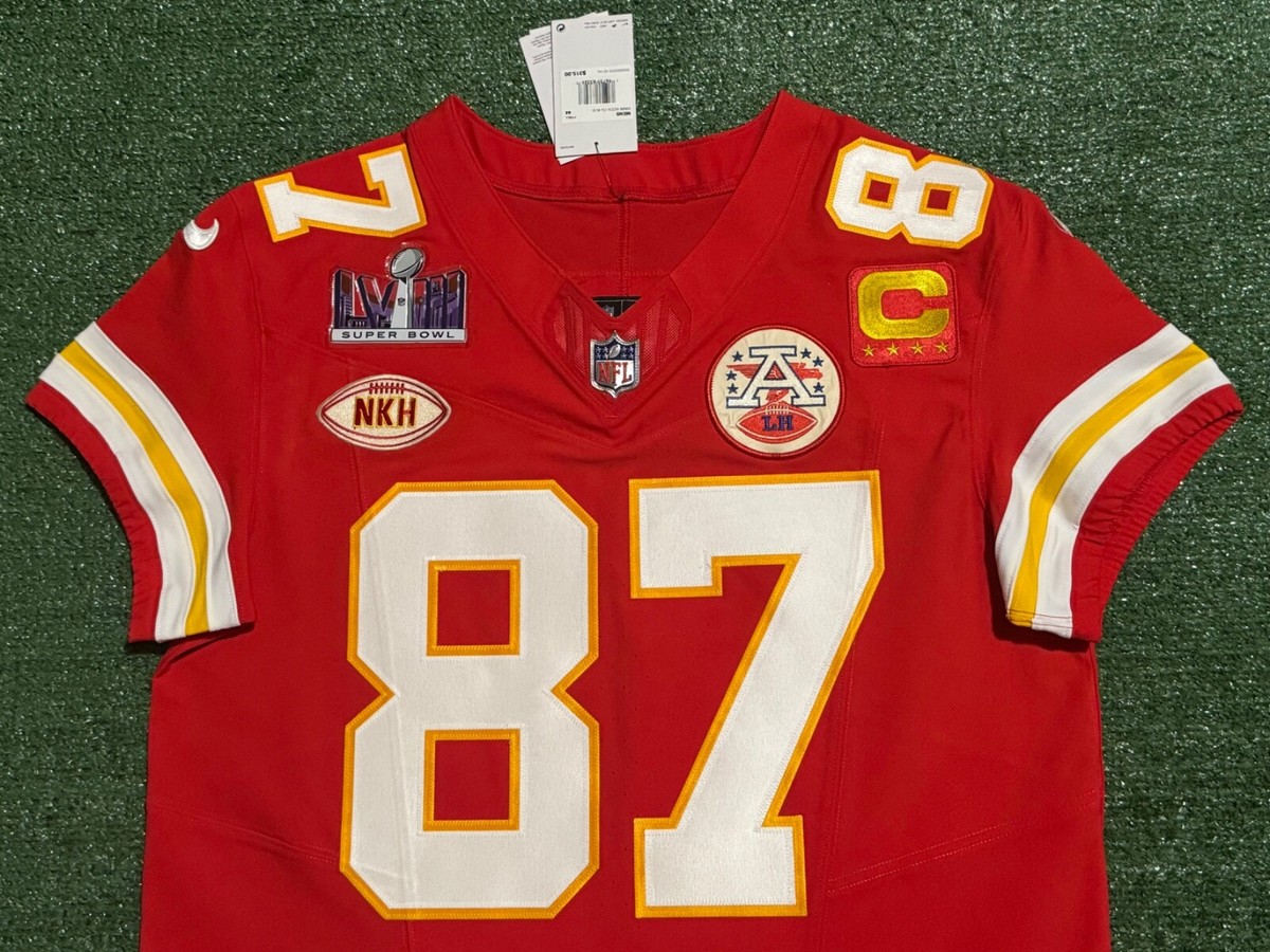 Travis Kelce Kansas City Chiefs Super Bowl 58 Nike FUSE