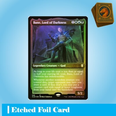 Bane, Lord of Darkness | MTG | Baldur's Gate | NM | EN | Rare | Etched Foil Card