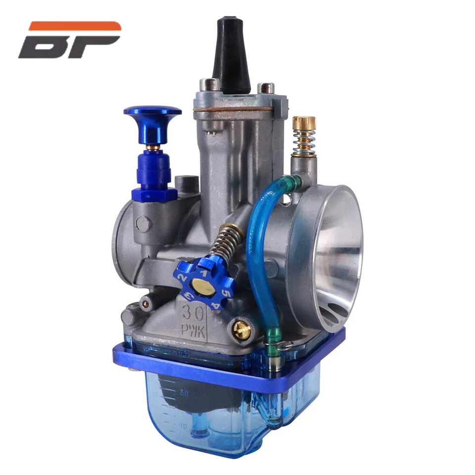 PWK 30mm Carburetor Racing Part For Motorcycle Replacement Carb w Throttle Cable - Image 4 of 4