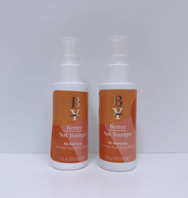 2 X Better not younger no remorse summer hydrating shield 2 oz travel size