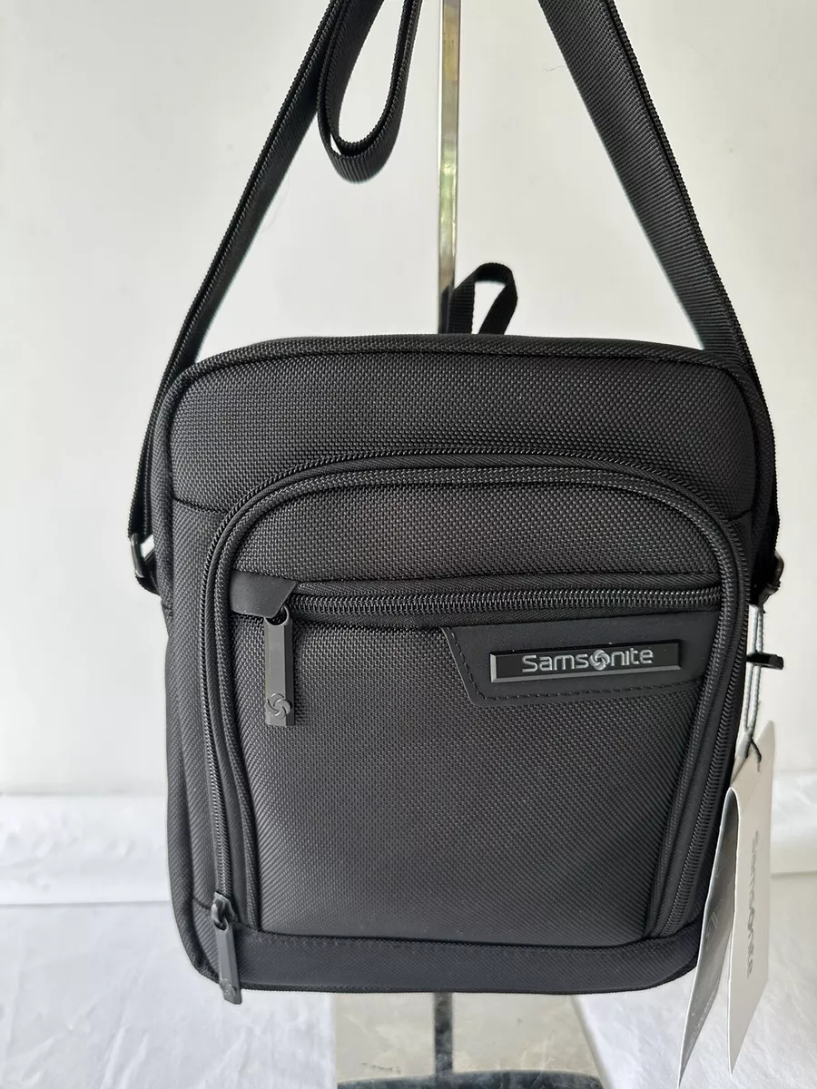 SAMSONITE LEATHER MEN'S CROSSBODY BAG-BRAND NEW