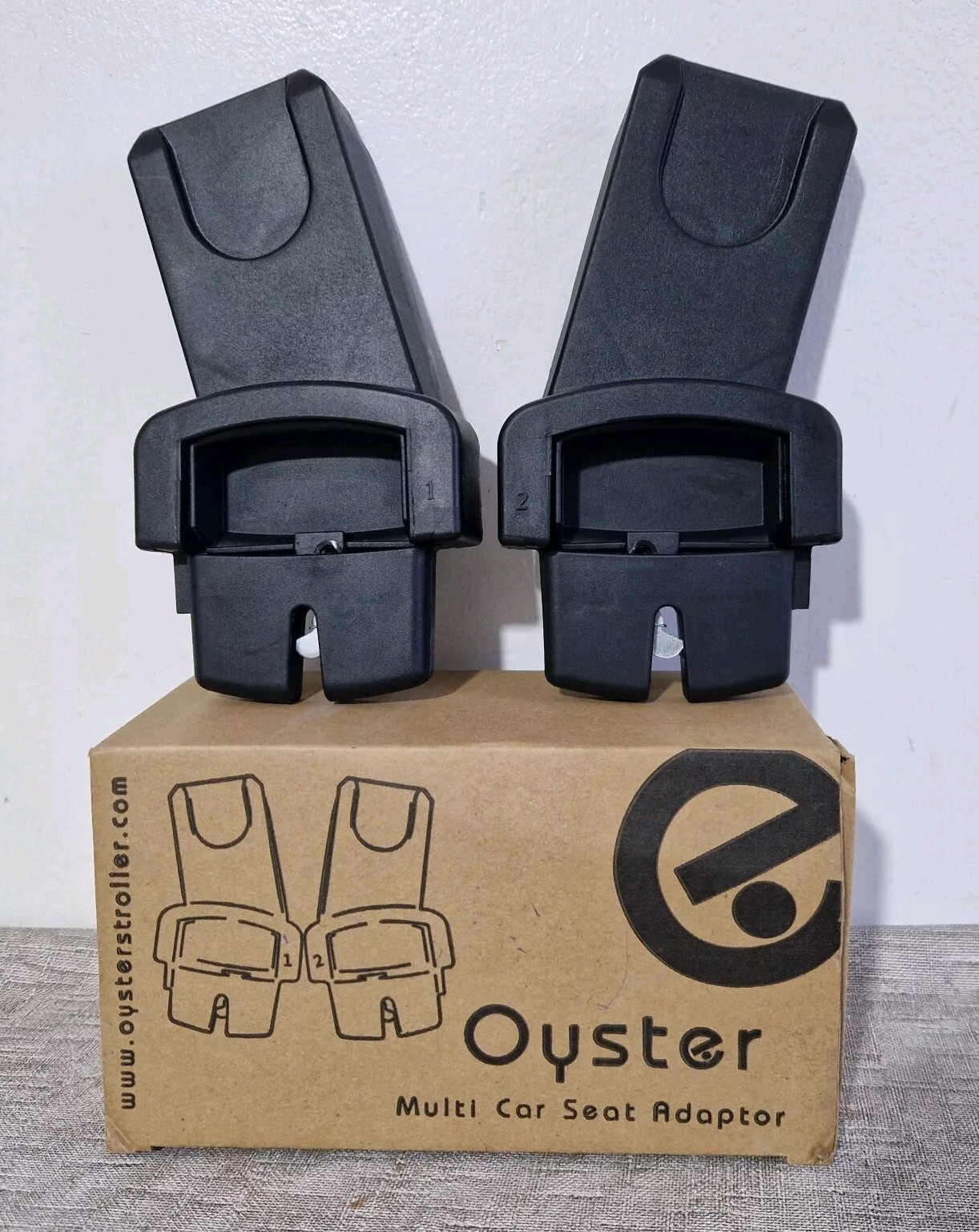 Oyster 1 2 Oyster Max oberer Autositz Adapter Adapter Maxi Cosi Joie B schwarz