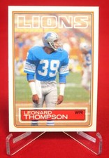 Leonard Thompson 1983 TOPPS NFL FOOTBALL CARD #72 Mint 