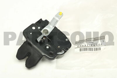 84631EM40A Genuine Nissan LOCK ASSY-TRUNK LID 84631-EM40A | eBay