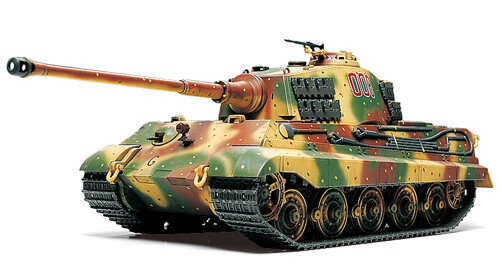 KING TIGER & 船模型セット Tamiya 1/48 Model Kit No.36 German Army King Tiger Henschel