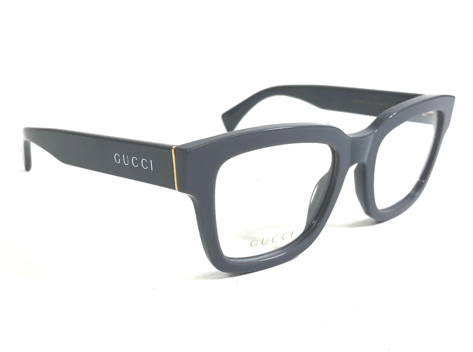 Gucci Eyeglasses Frames GG1138O 005 Dark Gray Square Full Rim 52-20-145 - Image 3 of 4