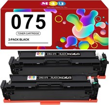 075 075H Black 2 Pack High Yield Toner Cartridge Compatible For Canon MF665Cdw