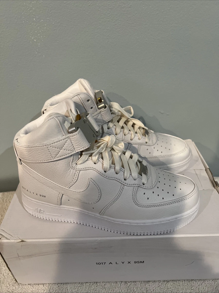 Nike 1017 ALYX 9SM x Air Force 1 High Triple White for Sale