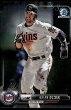 2017 Bowman Chrome #54 Brian Dozier #54