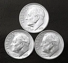 1952 P-D-S 10c SILVER Roosevelt Dimes  CH GEM BU    (R193)