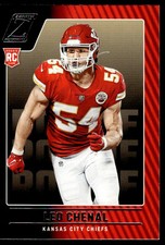 2022 Zenith 167 Leo Chenal Kansas City Chiefs RC Football Card