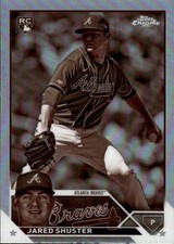 2023 Topps Chrome Update Jared Shuster #USC18 Sepia Atlanta Braves 3H