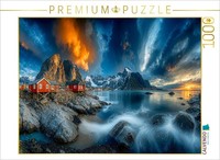 Calvendo Puzzle The Fishing Village Of HamnøY On The Island Of MoskenesøYa | 100