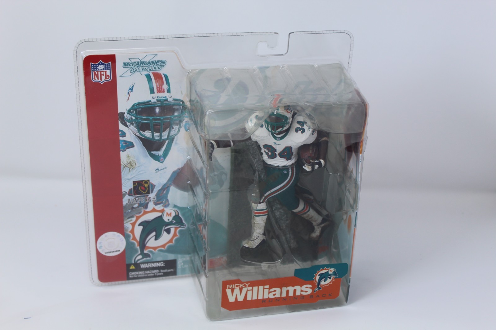 McFarlane NFL Ricky Williams Miami Dolphins Series 4 Football Figure 2002