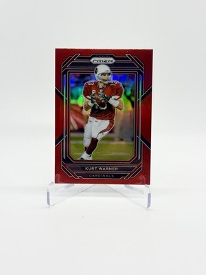 2022 Panini Prizm Football KURT WARNER Retail Red SSP - Cardinals Color Match