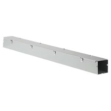 Wiegmann Hs665nk Straight Section Wireway, 1 Rating, Steel, Powder Coated