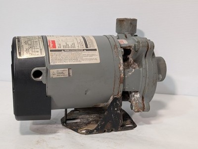 Dayton 9K861A Thermally Protected Automatic Pump Motor 135716, 1/2 HP, 3450 RPM