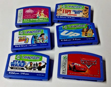 Lot of 6 Leapfrog Leapster Leappad Kids Games, Star Wars, Up, Cars,Toy Story