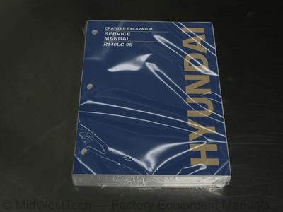 Hyundai R140LC-9S Crawler Excavator Service Manual Repair Shop Book