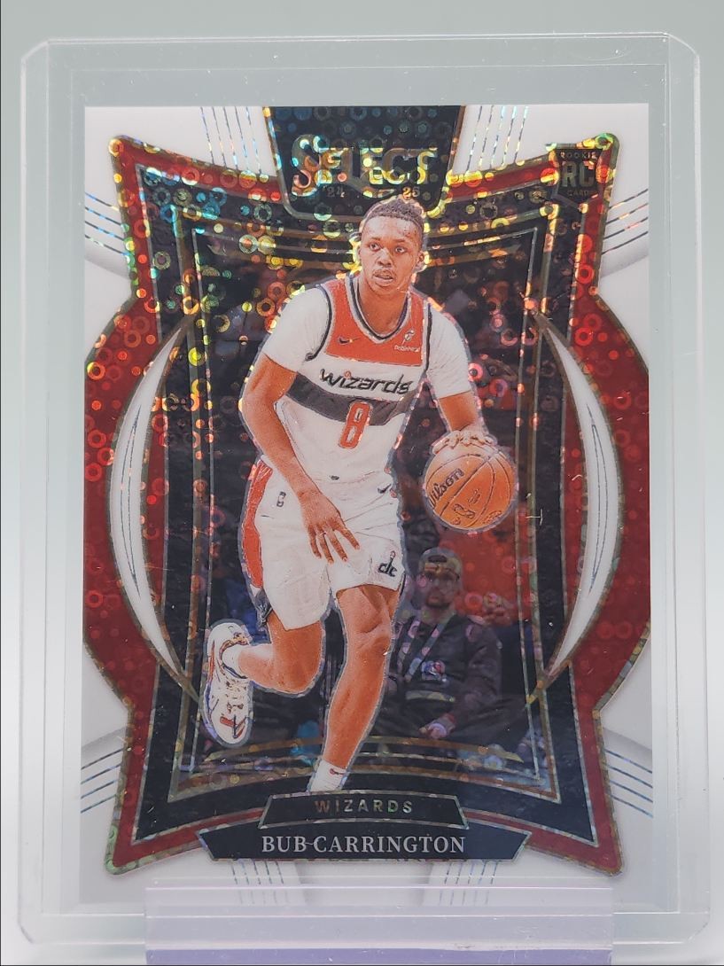 BUB CARRINGTON 2024-25 SELECT CONCOURSE ROOKIE WHITE DISCO RC /75 Q4865