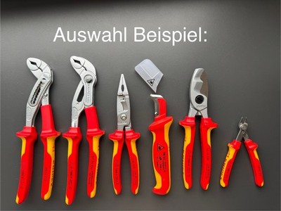Knipex VDE Auswahl: 9516200 Kabelschere 8726250 Cobra 8806250 Alligator 7006125