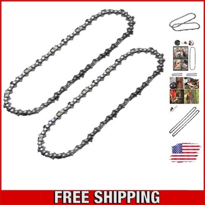 Versatile 2-Pack 8'' Chainsaw Chain for Greenworks Pole Saws - 33 Drive Links