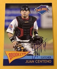 Juan Centeno SIGNED 2010 Brooklyn Cyclones Card #14 New York Mets RC Auto Astros
