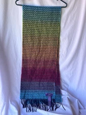 David & Young Collection Softer than Cashmere Acrylic Rainbow Scarf