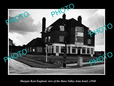 Margate Kent England The Dane Valley Arms Hotel c1940 Old Large Historic Photo