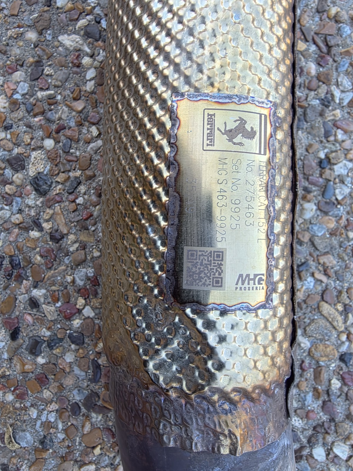 FERRARI 812 & F12 OEM GENUINE ORIGINAL LEFT & RIGHT EXHAUST CATALYTIC CONVERTERS